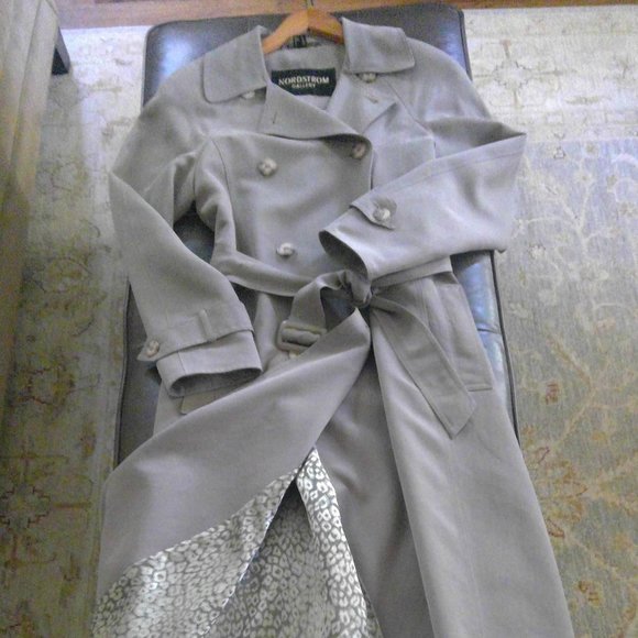 Nordstrom Jackets & Blazers - Nordstrom, trench coat, size 4, taupe color
